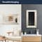 Head West 29" Brushed Nickel Framed Vanity Mirror